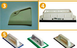 Каким резиновым шпателем для затирки швов удобнее работать?