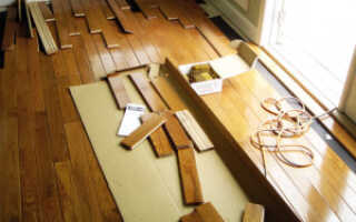 Технология укладки паркета