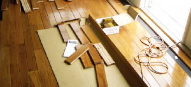 Технология укладки паркета