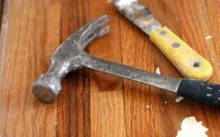 Ремонт паркета своими руками