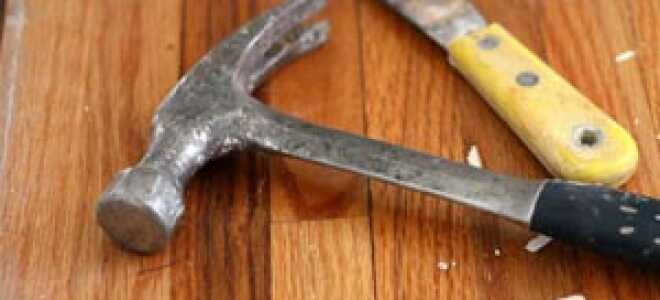 Ремонт паркета своими руками