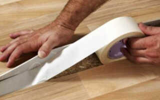 Как склеить линолеум встык