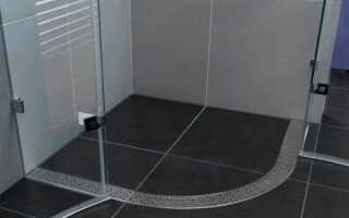 Строим своими руками: душевая без поддона