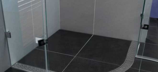 Строим своими руками: душевая без поддона