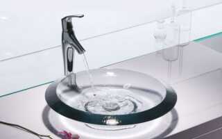 Как выбрать стеклянную раковину в ванную комнату