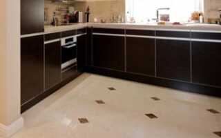 Линолеум для кухни под плитку