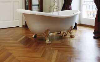 Паркет для ванной