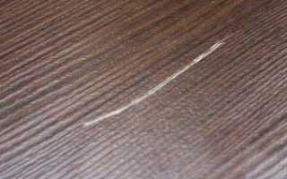 Царапины на ламинате