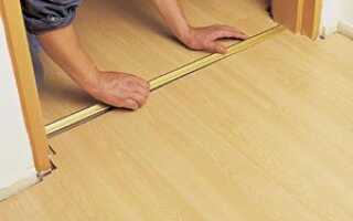 Укладка ламината в дверном проеме