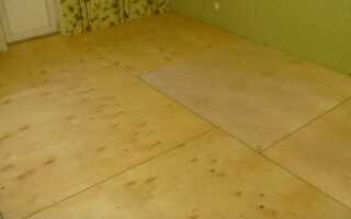 Подготовка деревянного пола под ламинат