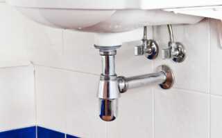 Как устроена система слива для раковины в ванной комнате?