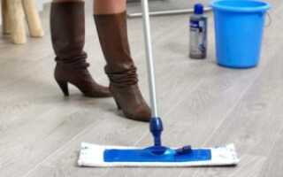 Как мыть ламинат