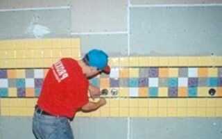 Укладка плитки на гипсокартон