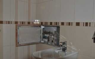 Люки для ванной комнаты под плитку – размеры, разновидности и применение