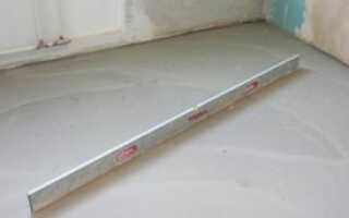 Подготовка пола под стяжку