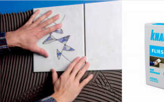 Выбираем плиточный клей КНАУФ