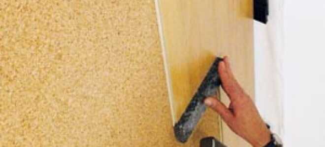 Укладка ламината на стену