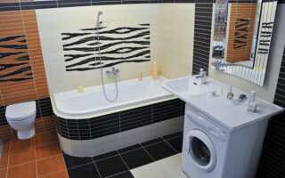 Раковина над стиральной машиной – функциональный вариант для малогабаритных санузлов