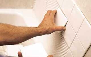 Укладка кафельной плитки в ванной комнате