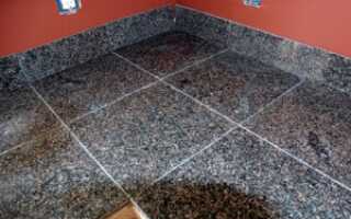 Монтаж гранитной плитки