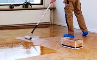 Лакировка паркета
