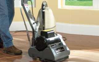 Шлифовка паркета своими руками