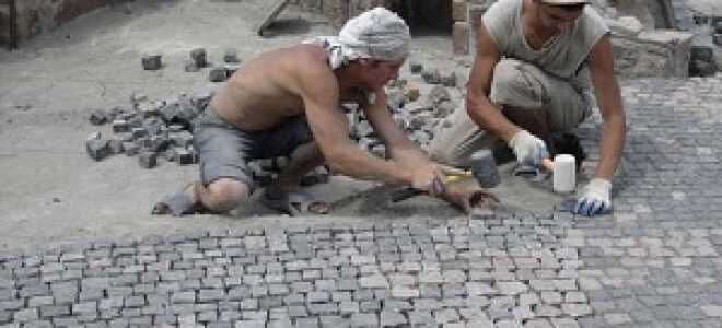 Укладка брусчатки своими руками