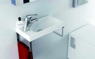 Какие бывают размеры раковины для ванной комнаты