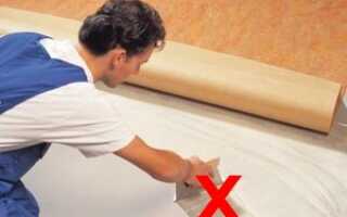 Укладка линолеума без клея