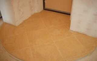 Укладка плитки в коридоре