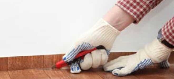 Инструменты для укладки линолеума