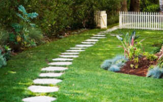 Как положить плитку на землю