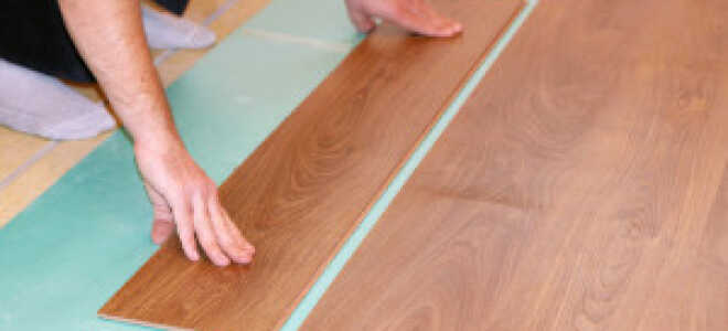 Укладка ламината на бетонный пол