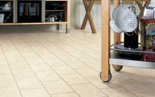 Ламинат на кухню под плитку