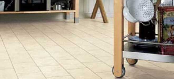 Ламинат на кухню под плитку