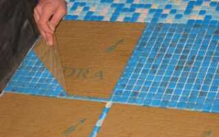 Укладка мозаичной плитки