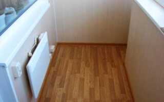 Ламинат на балкон