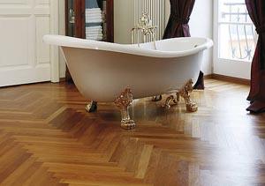 Паркетная доска для ванной