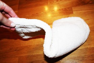 Тряпка и ламинат