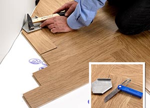 Укладка ламината по диагонали Диагональная укладка ламината