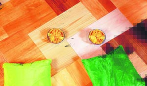 Линолеум имитирует дерево