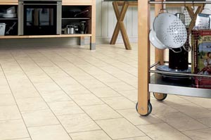 Ламинат под плитку на кухне Имитация плитки