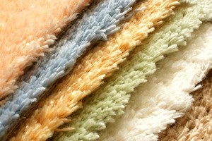 Samples of collection carpet