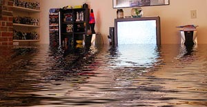 вода в комнате