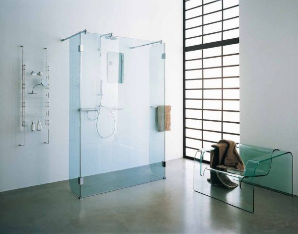 Стационарные стеклянные стенки