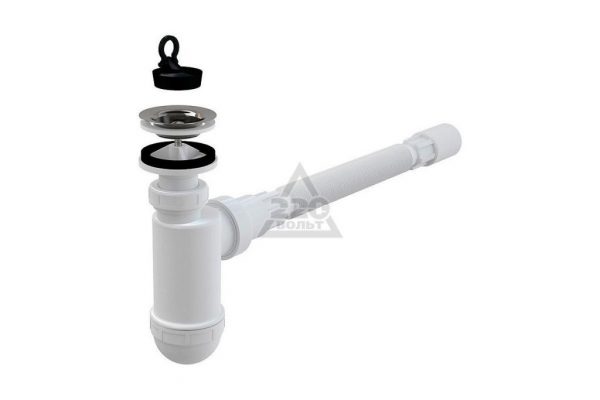 Конструкция бутылочного сифона 