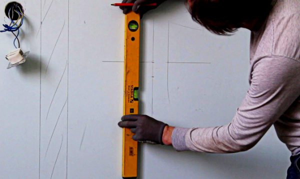 Разметка штроб