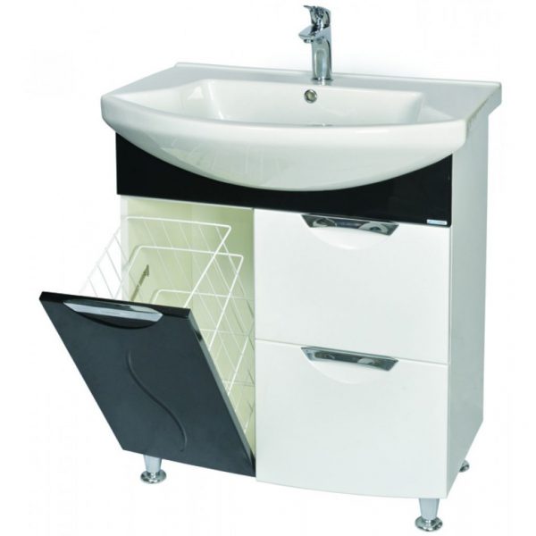 Тумба с корзиной для белья