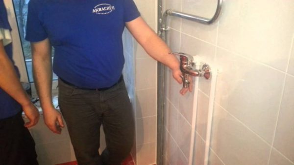 Примерка высоты установки