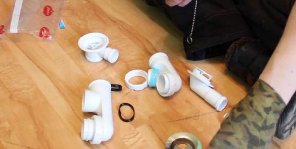 Составляющие сифона